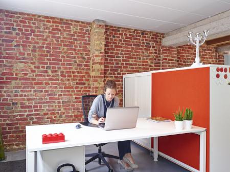 Voorbeeld van een work unit in het landschapsbureau beneden