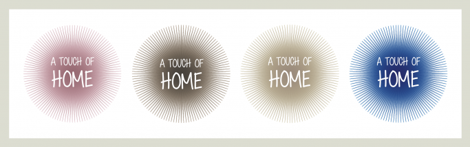 alternatieve logo's voor logo A touch of home
