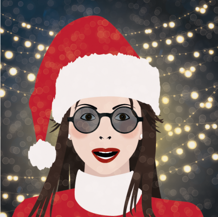 Illustration - avatar for Optiekpunt - christmas